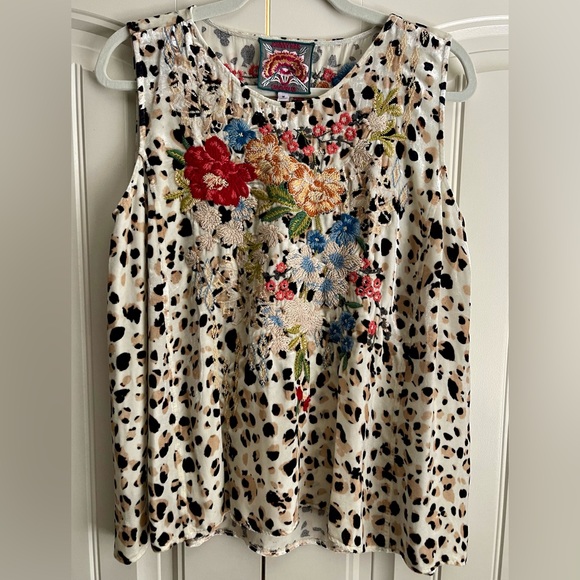 Johnny Was Josephine Velvet Swing Tank EUC! Sz M… Price Drop! - Picture 2 of 9